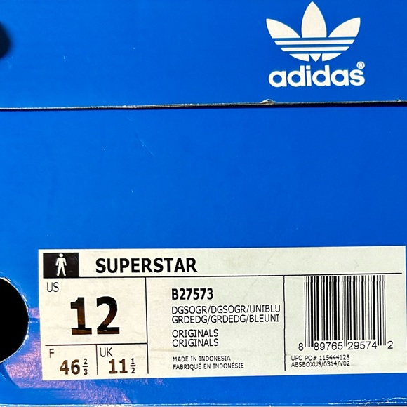 Adidas - light grey - men’s 12 - Picture 6 of 6